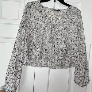 Shein Dotted Blouse